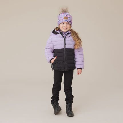 Manteau Matelassé Lilas 50-2