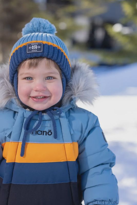 Habit de neige une-pièce bébé Benji Bébé Garcon Bleu Pale M407