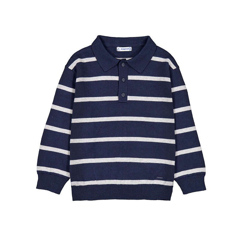 Polo à manches longues maille 4101