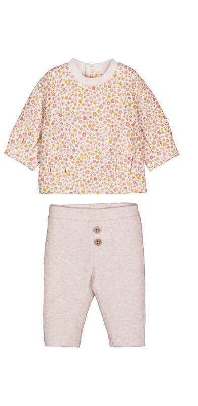 Ensemble legging et pull imprimé fleurs – 592