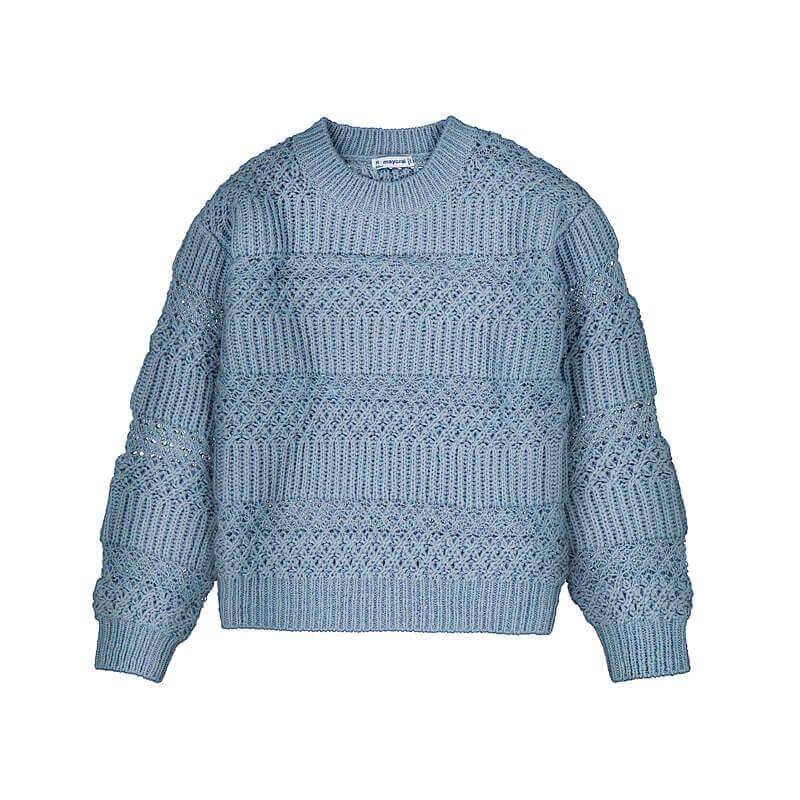 Tricot bleu iceberg