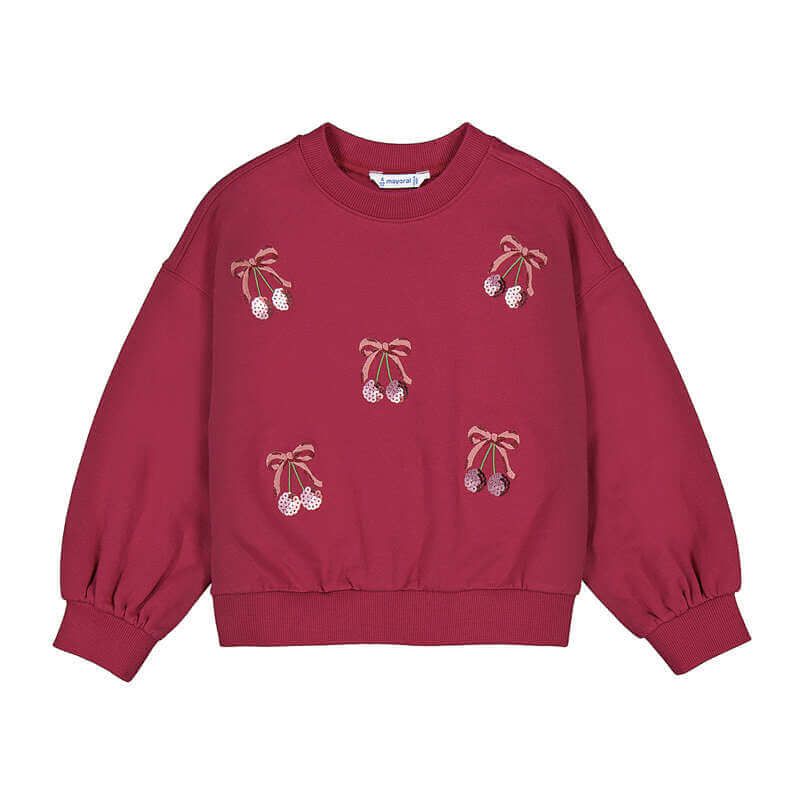 Crewneck cerise à paillette -4405