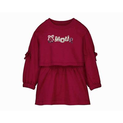 Tunique manche longue cerise - 4917