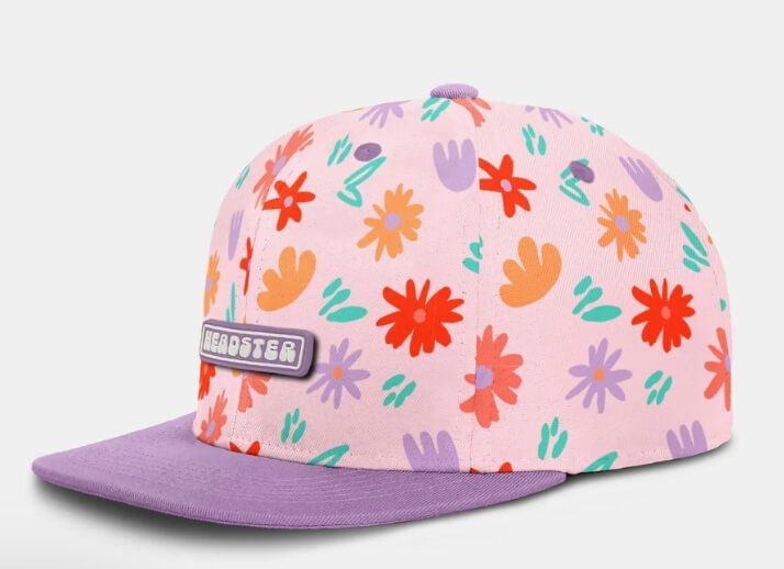 Casquette – rose poudré à fleur 535
