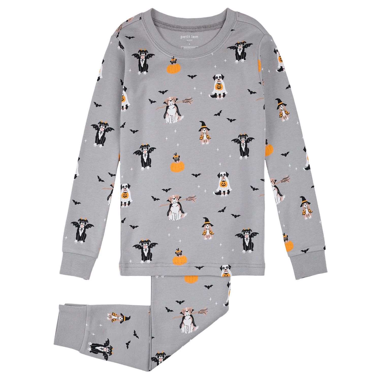 Pyjama 2 pièces chiens d'halloween -Q50