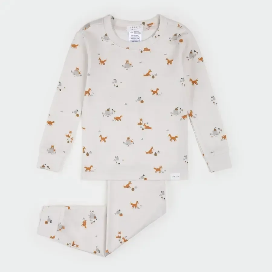 Pyjama 2 pièces renard d'automne - Q15