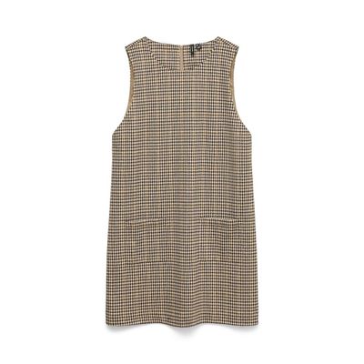 Robe à carreaux sans manches 3301