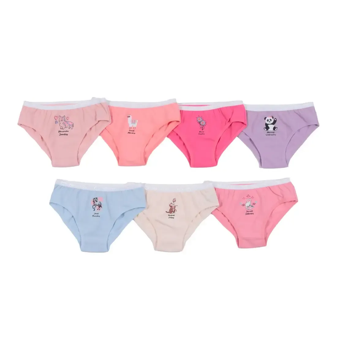 Ensemble de 7 culotte filles-V10