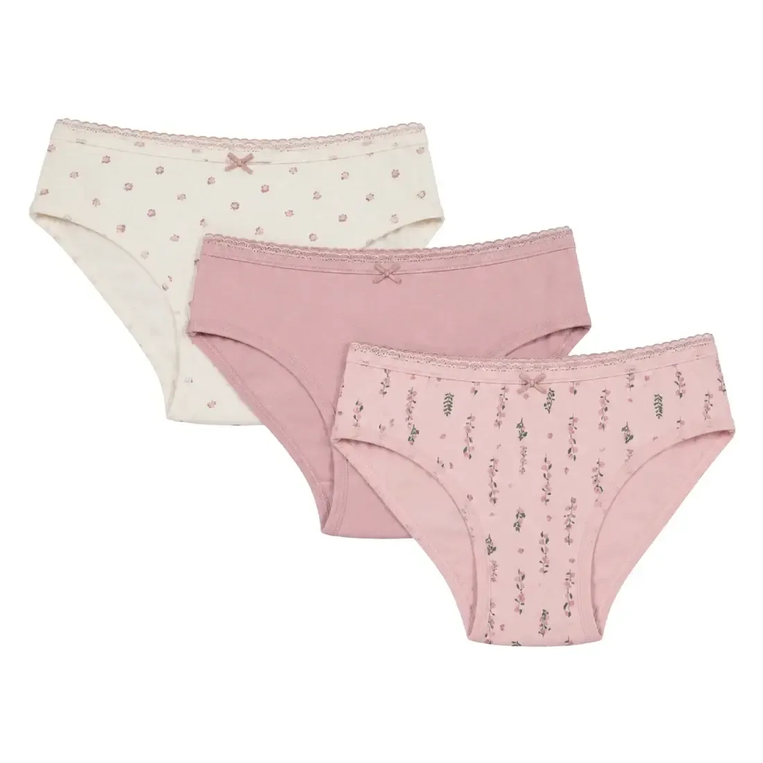 Ensemble de 3 culotte rose-V50