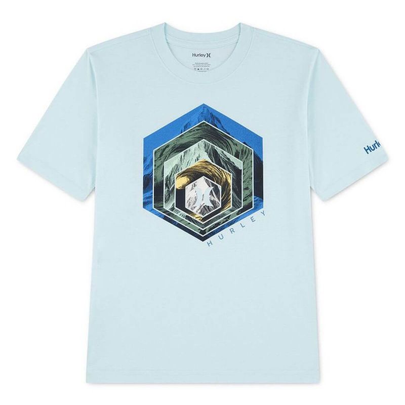 T-shirt bleu poudre Hurley