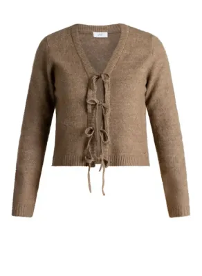 Cardigan sophey gris/olive 6477