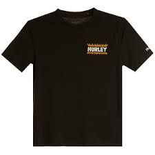T-shirt noir hamburger