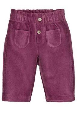 Pantalon en corduroy bordeaux -2509