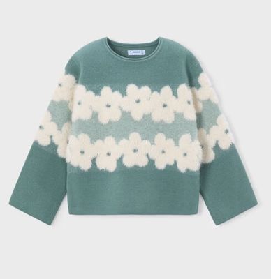 Tricot fleuri -4317