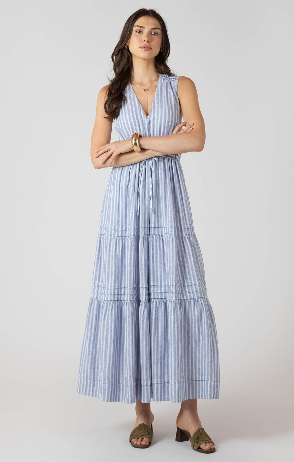 Robe longue rayure 2519