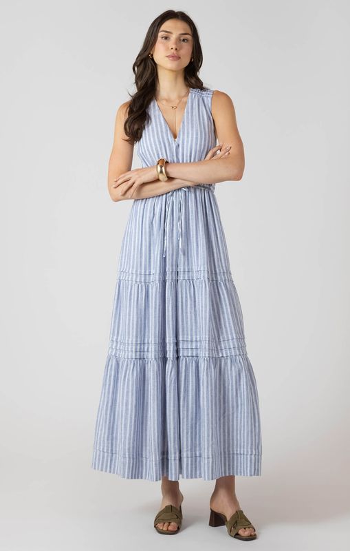 Robe longue rayure 2519