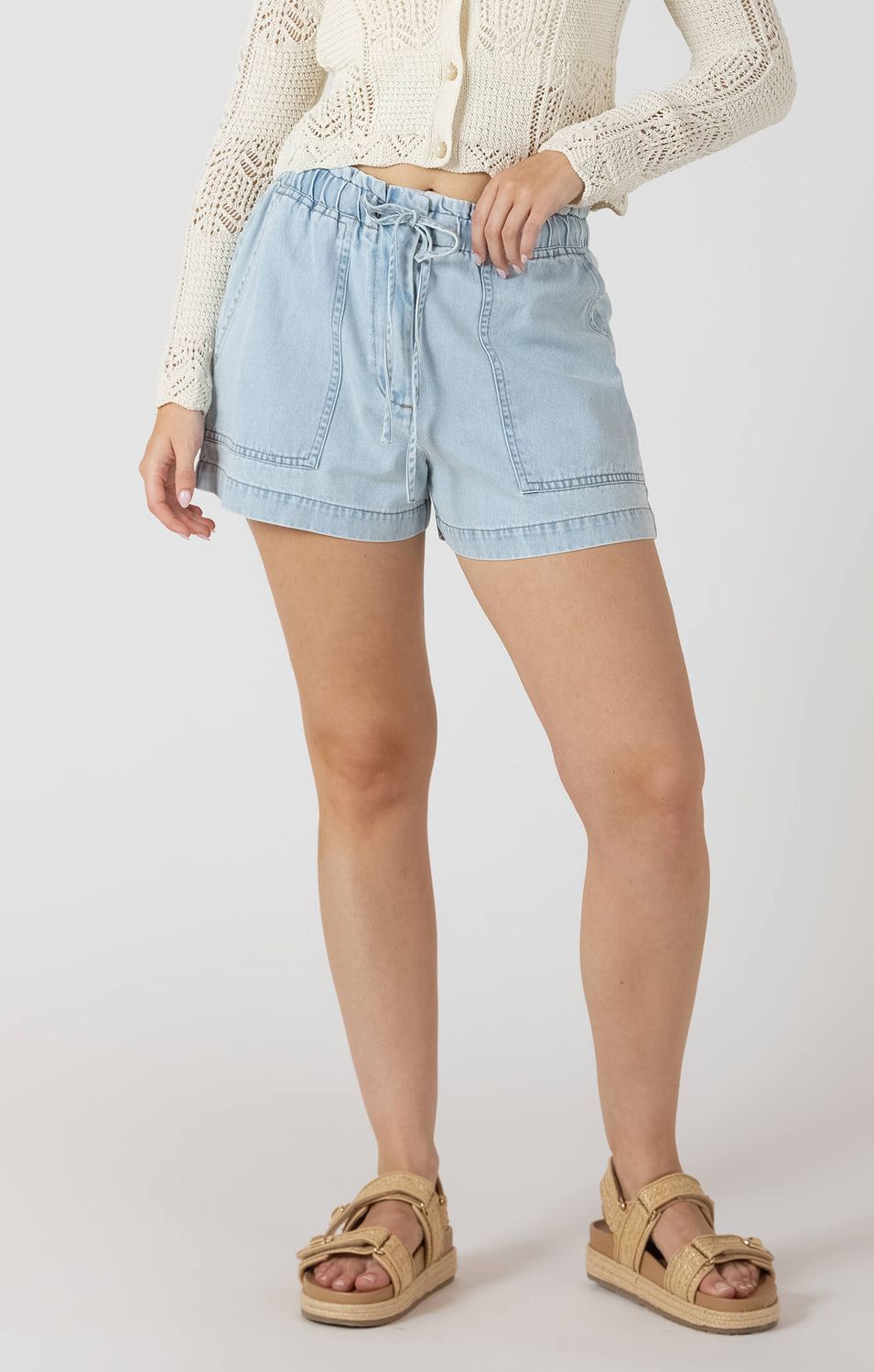 Short délavé blanchi 5256