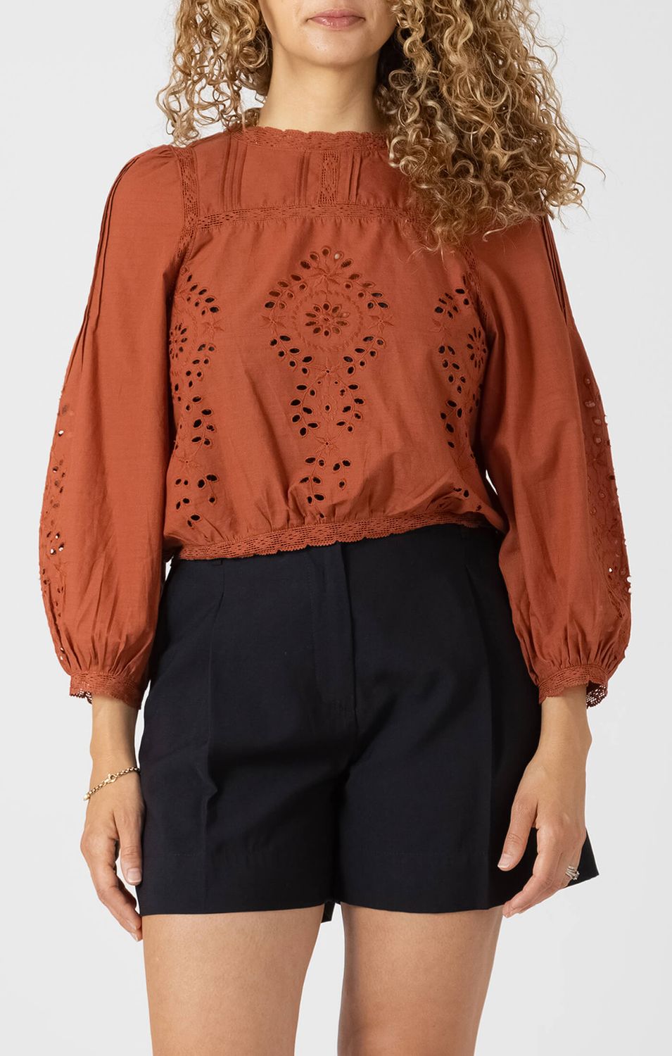 Blouse terre cuite 3736