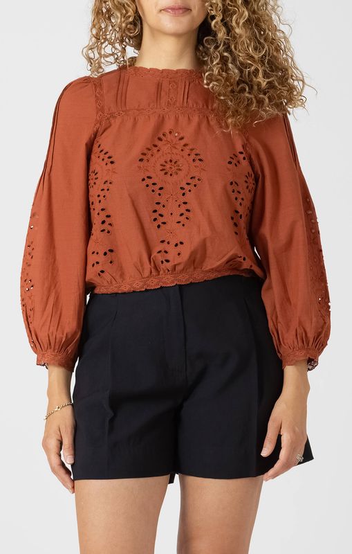 Blouse terre cuite 3736