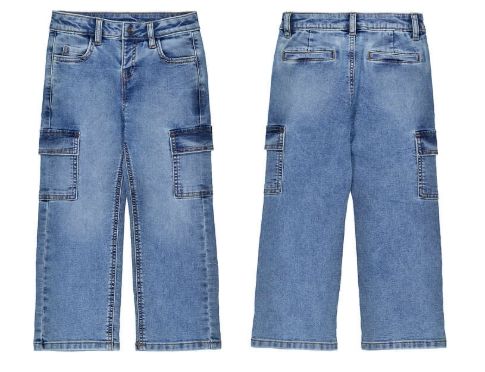 Pantalon soft en denim cargo 4510