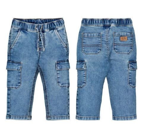 Pantalon soft en denim cargo 2540