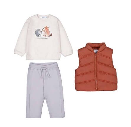 Ensemble pantalon pull gilet  2687
