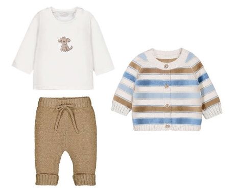Ensemble 3 pièces en tricot 2522