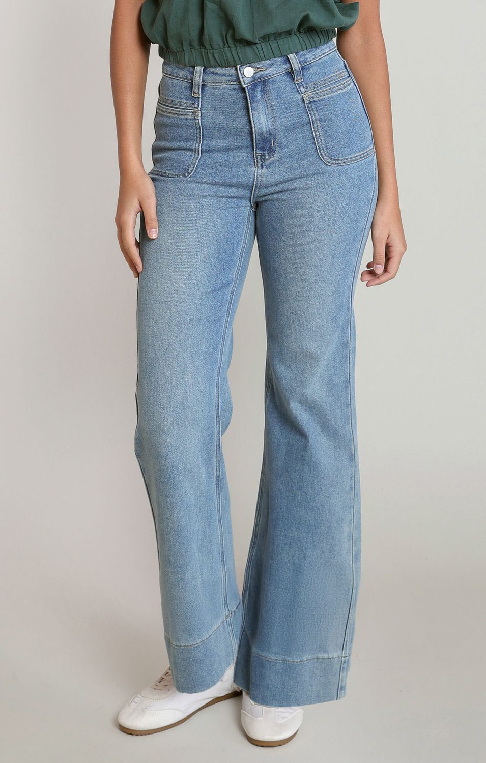 Jean à poche patch 5250