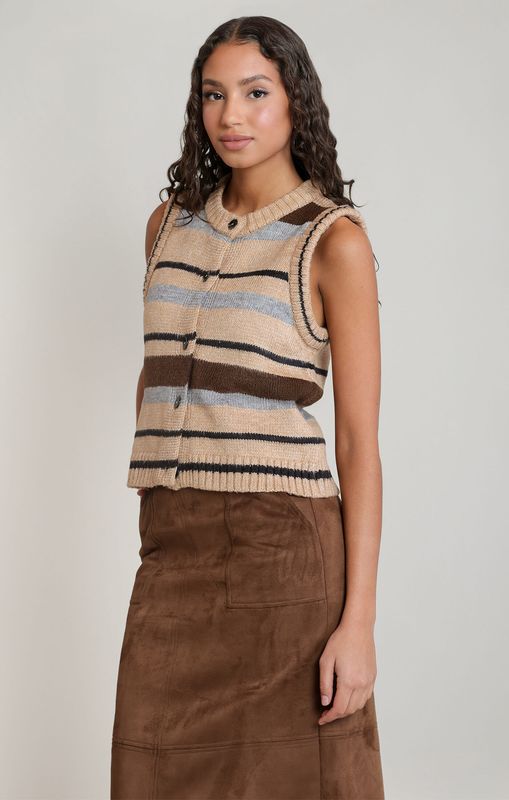 Gilet à rayures 7005