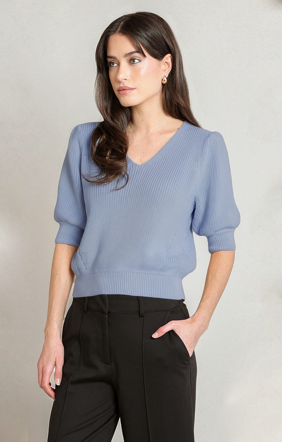 Gilet à manches bouffantes 7003