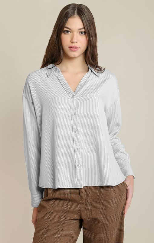 Chemise décontactée à boutons 3712