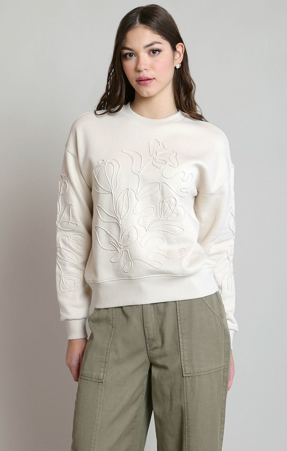 Sweater brodé 4002