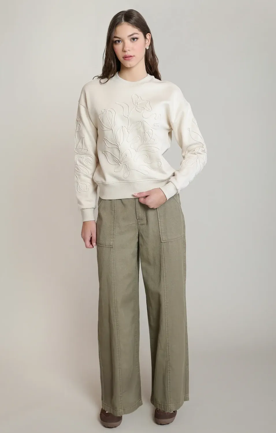 Sweater brodé 4002