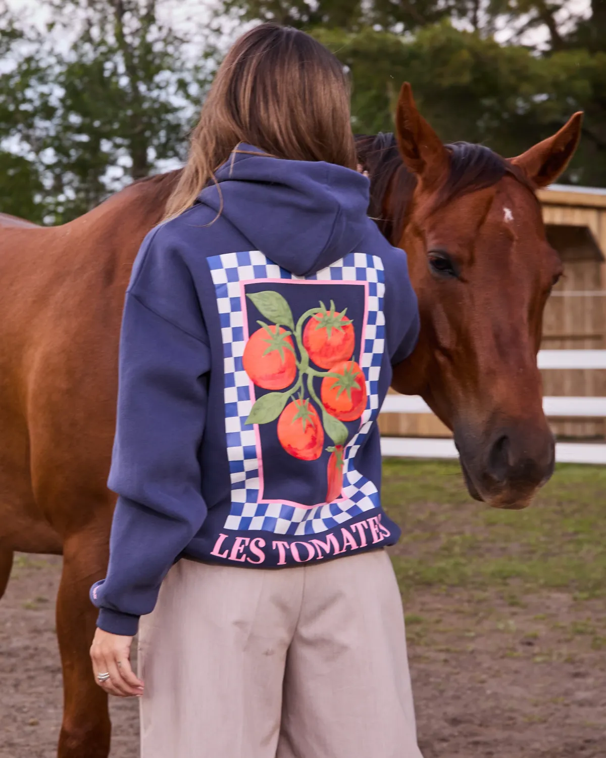 Coton ouaté marine tomate Shanie
