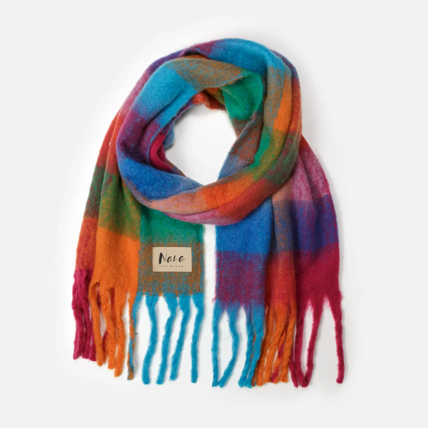 FOULARD ROUGE MULTI