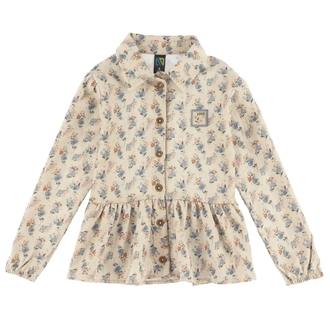 Chemise fille beige – 103