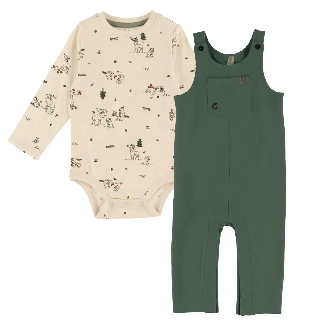 Ensemble cache-couche saloppette-908