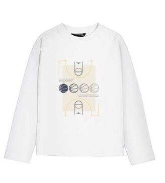 Chandail mise au jeu blanc-7045