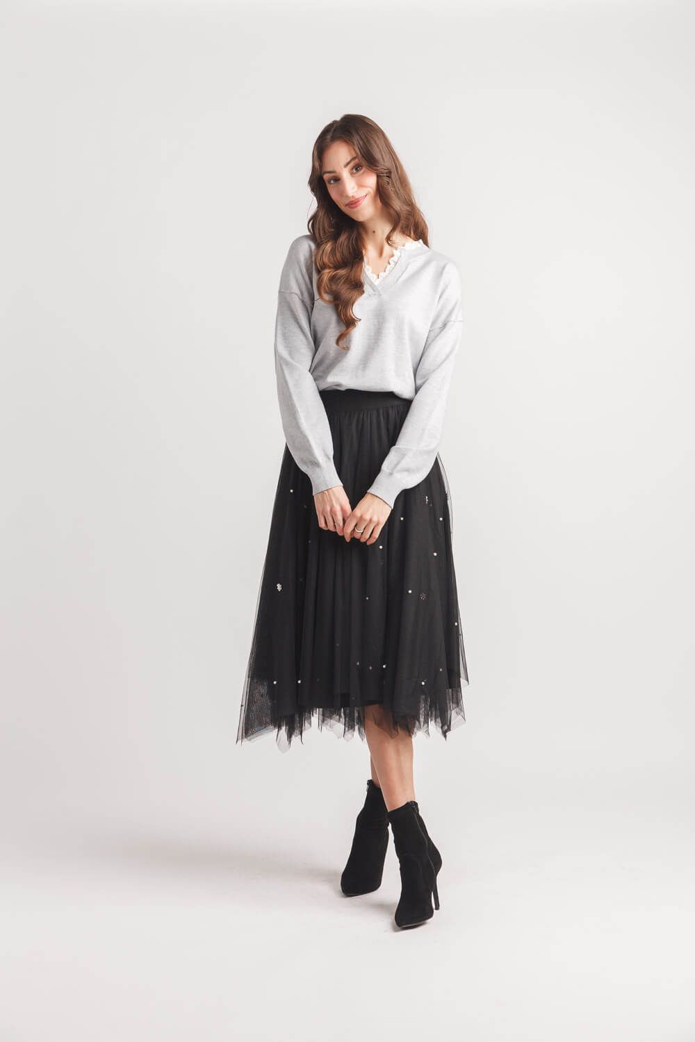 Chandail collet blanc -269