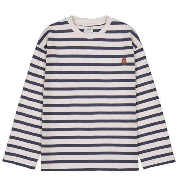 T-shirt à manches longues rayé 7053