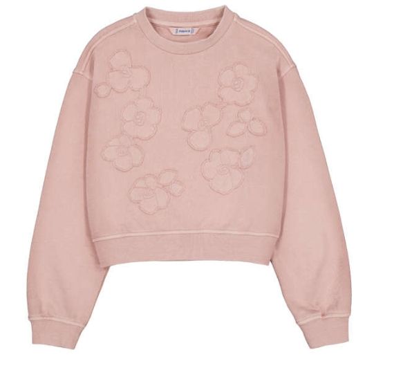 Pull avec appliqués brodés 7427