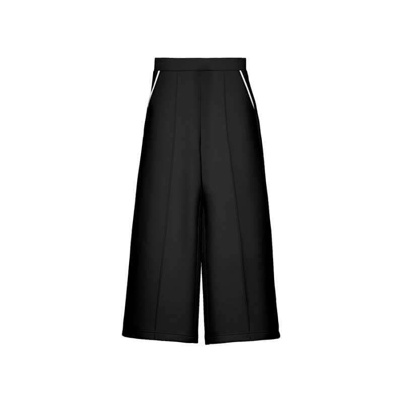 Pantalon noir confortable 7522