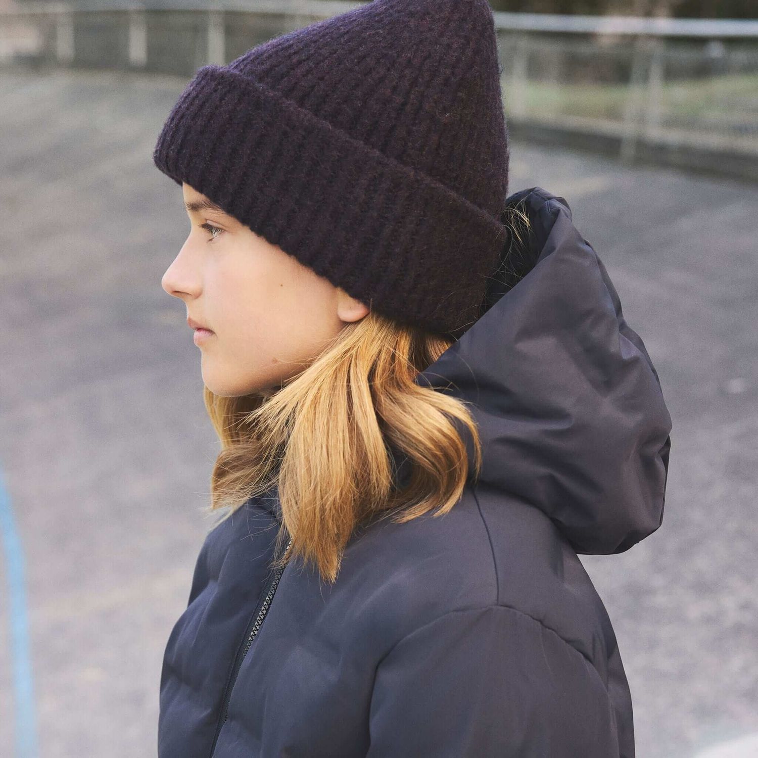 Tuque tricot côtelée 2985
