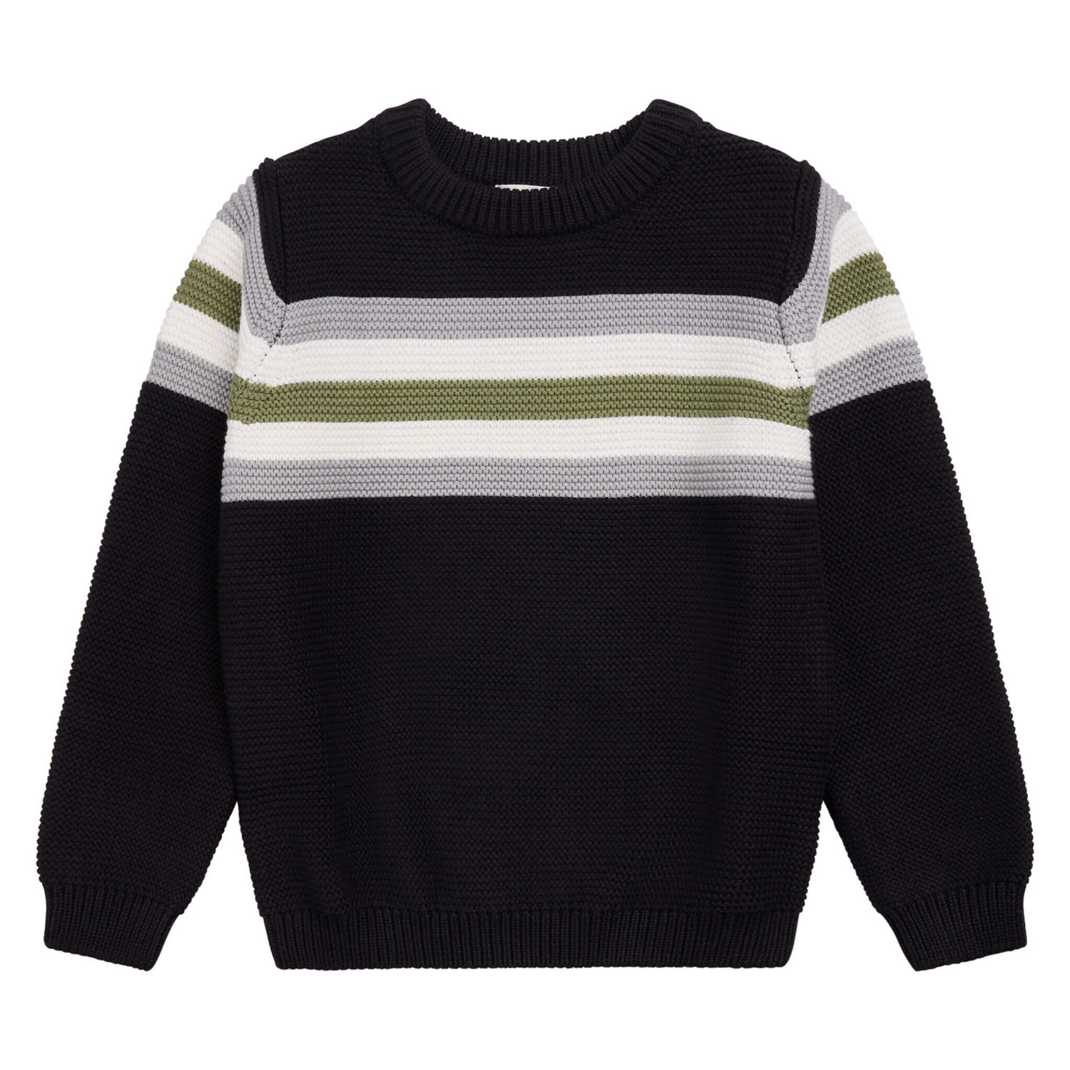 Tricot noir et vert 06K