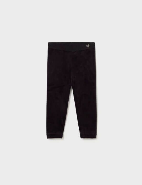 Leggings en velours noir 727