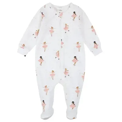 Pyjama patineuse blanc p16b