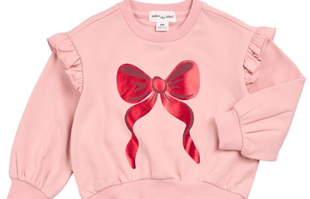 Chandail rose à boucle 03K