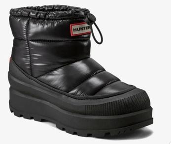 Bottes imperméables femme noir -001