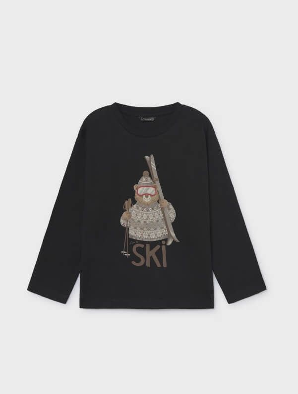 Chandail ours en ski- 4024