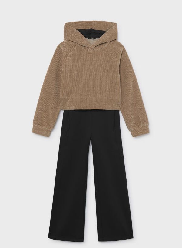 Ensemble Tricot caramel -7859
